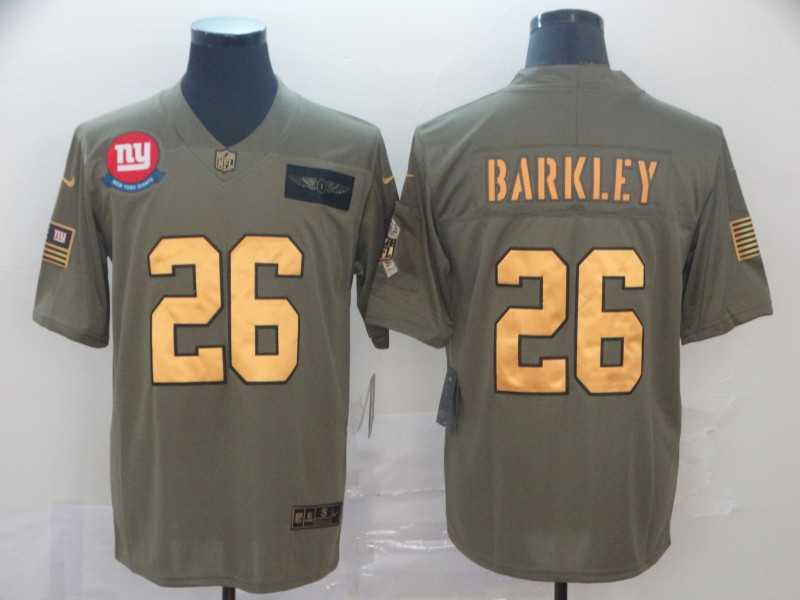 Nike Giants 26 Saquon Barkley 2019 Olive Gold Salute To Service Limited Jersey,We sell and wholesale Nike Giants 26 Saquon Barkley 2019 Olive Gold Salute To Service Limited Jersey on line form chian!